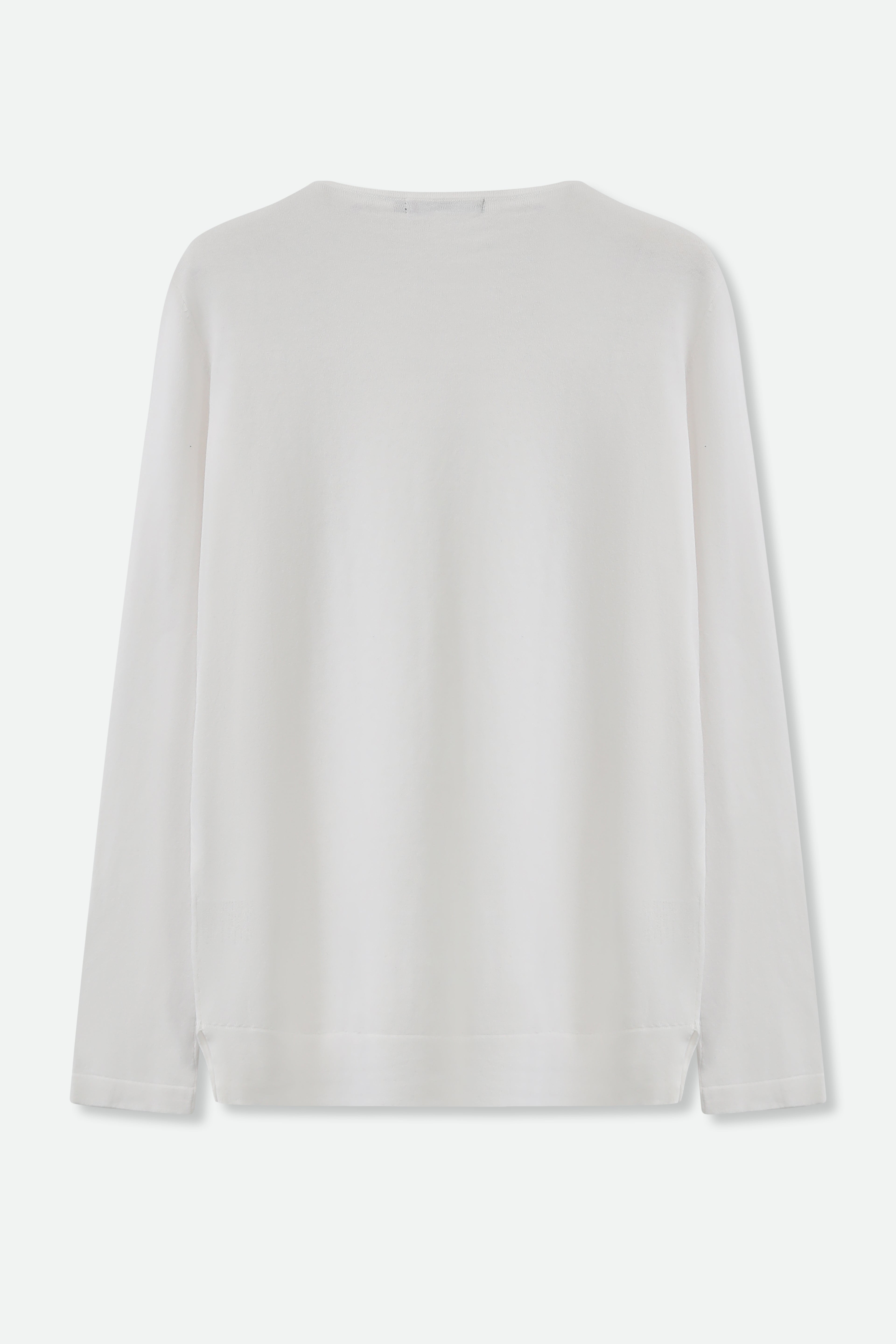 STEVIE LONG SLEEVE CREW IN KNIT PIMA COTTON - Jarbo