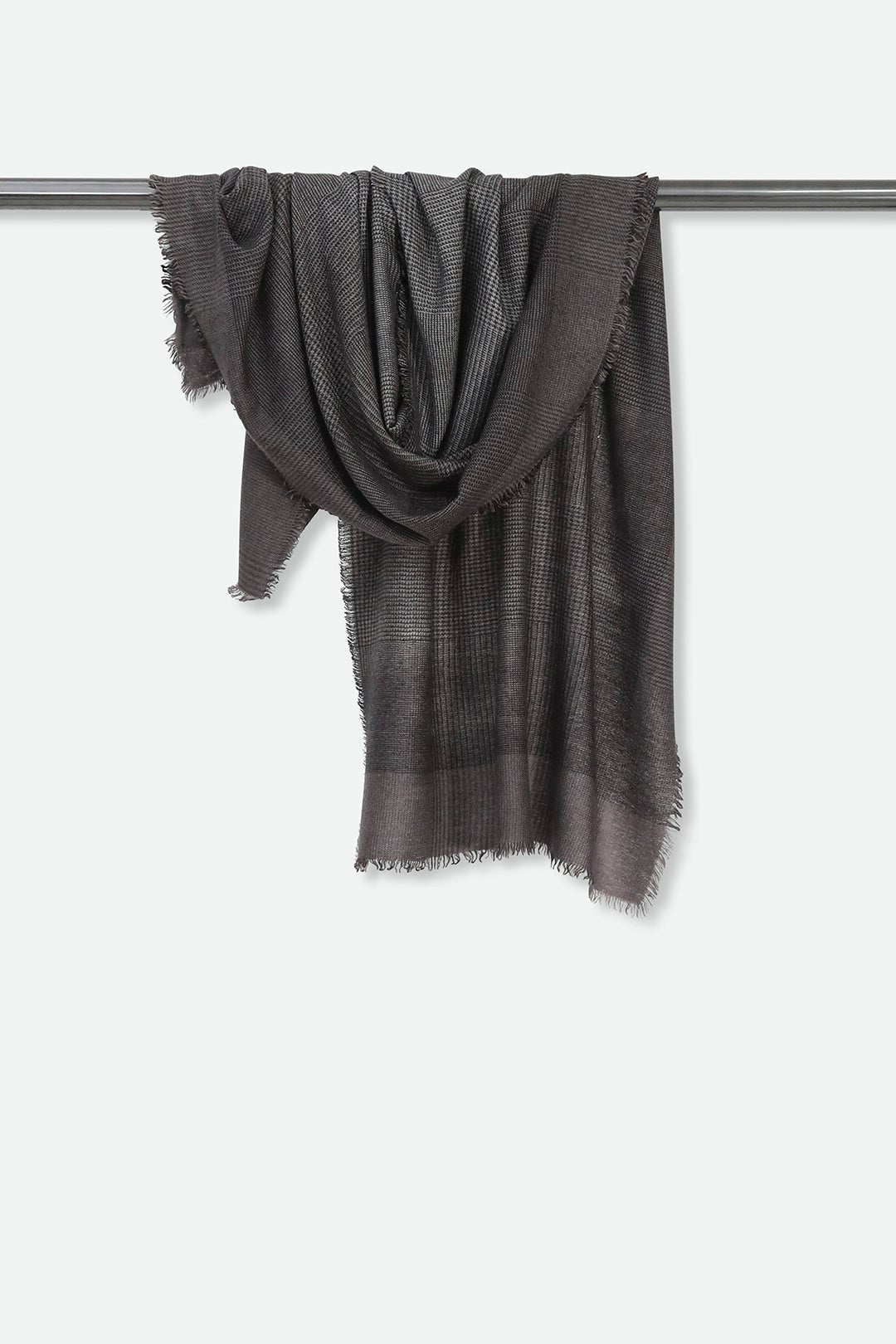 STONE GREY ITALIAN CASHMERE SCARF - Jarbo