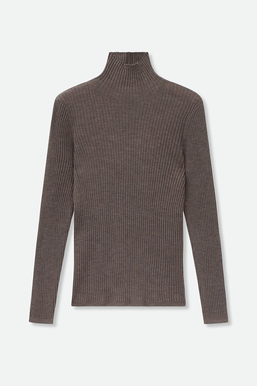 STRATO RIBBED TURTLENECK IN FINE MERINO - Jarbo