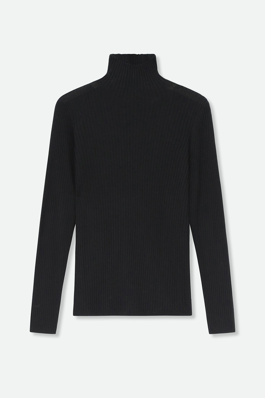 STRATO RIBBED TURTLENECK IN FINE MERINO - Jarbo