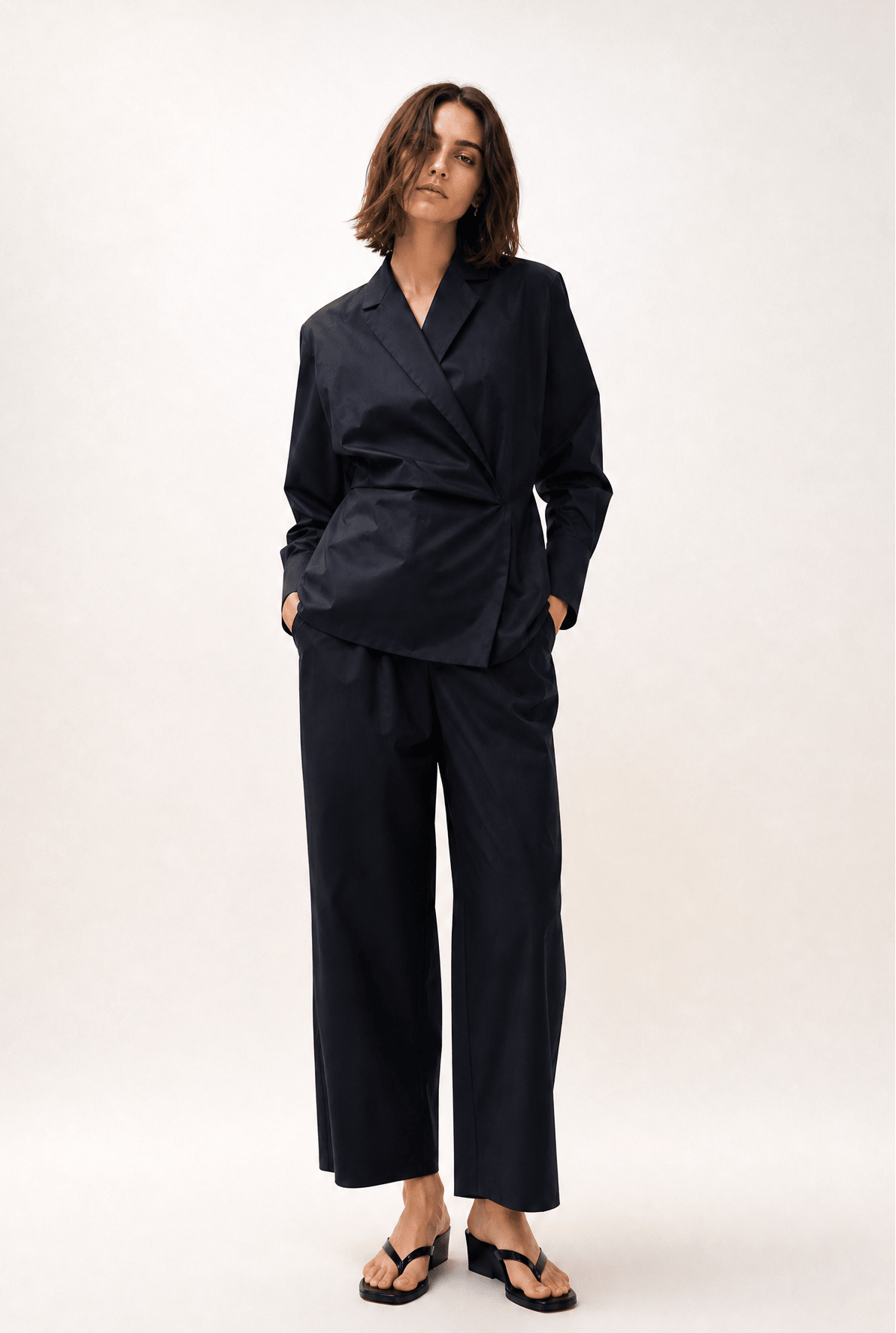 TEO SHIRT JACKET IN ITALIAN FINE STRETCH COTTON - Jarbo