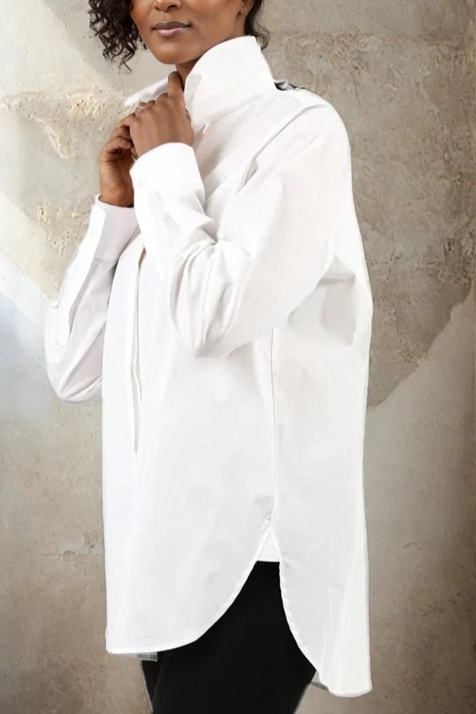 THE CLASSIC SHIRT IN ITALIAN COTTON STRETCH - Jarbo