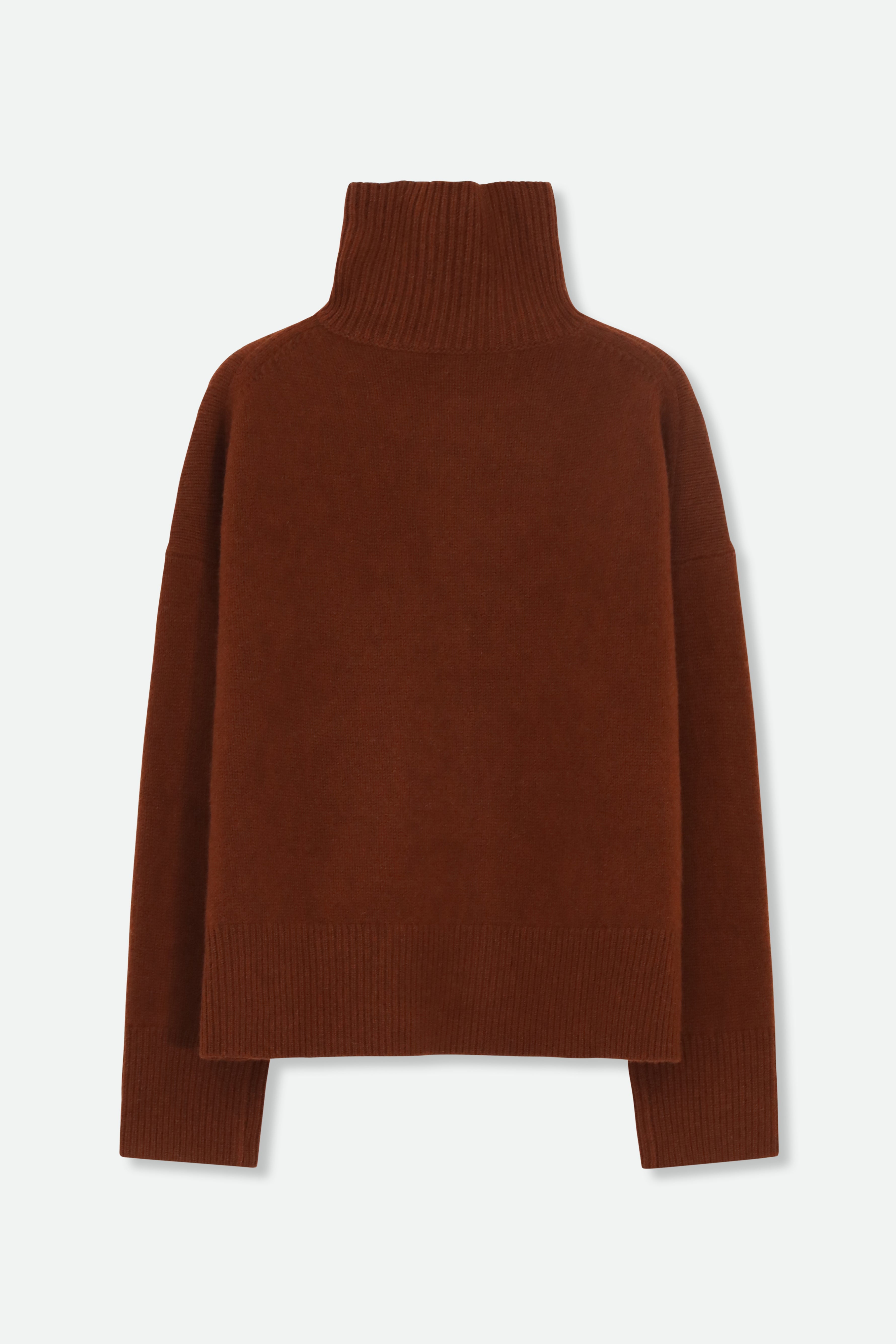 THEIA TURTLENECK IN CASHMERE YAK & MERINO - Jarbo