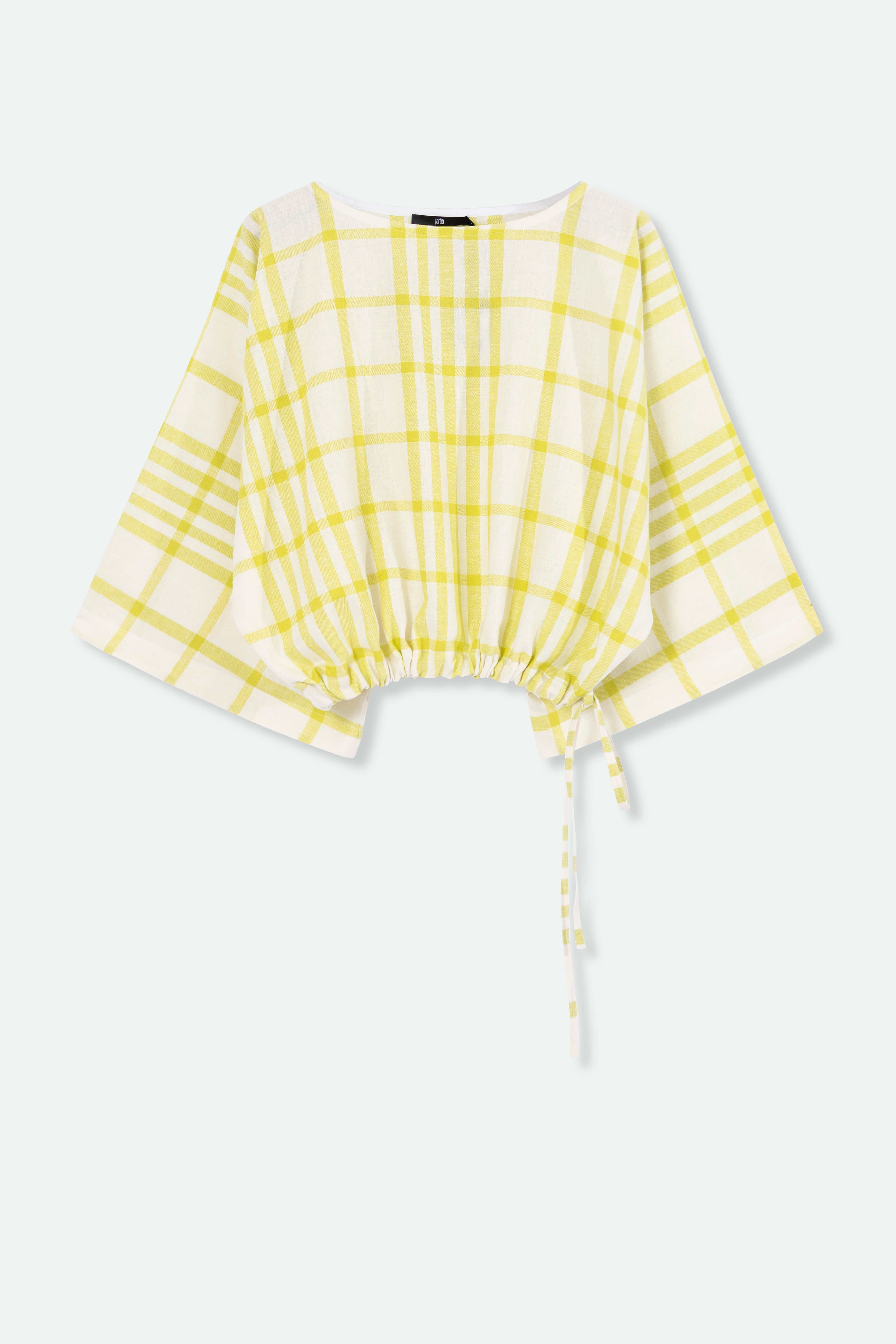 TILLIE TOP IN ITALIAN LINEN - Jarbo