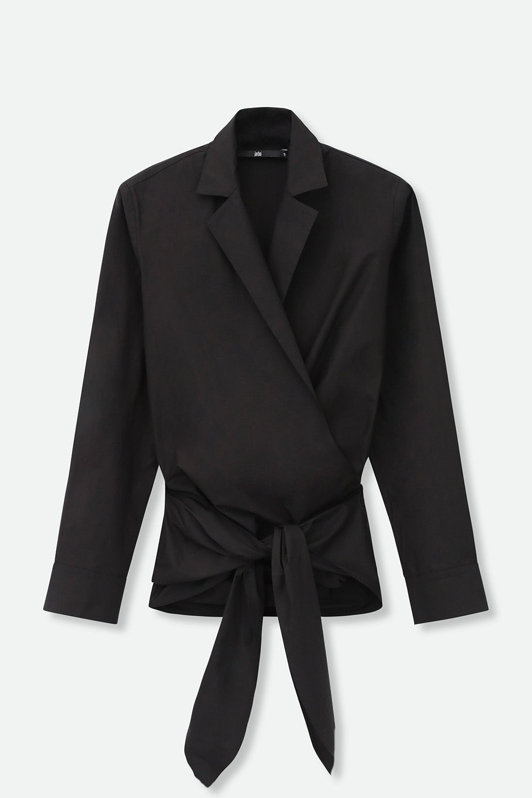 TORINO WRAP SHIRT IN ITALIAN FINE STRETCH COTTON - Jarbo