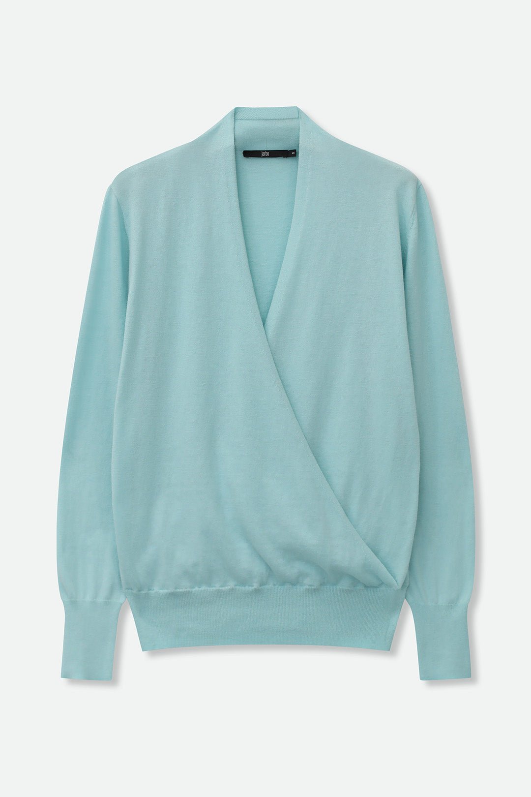 TORY ITALIAN COTTON SURPLICE WRAP TOP - Jarbo