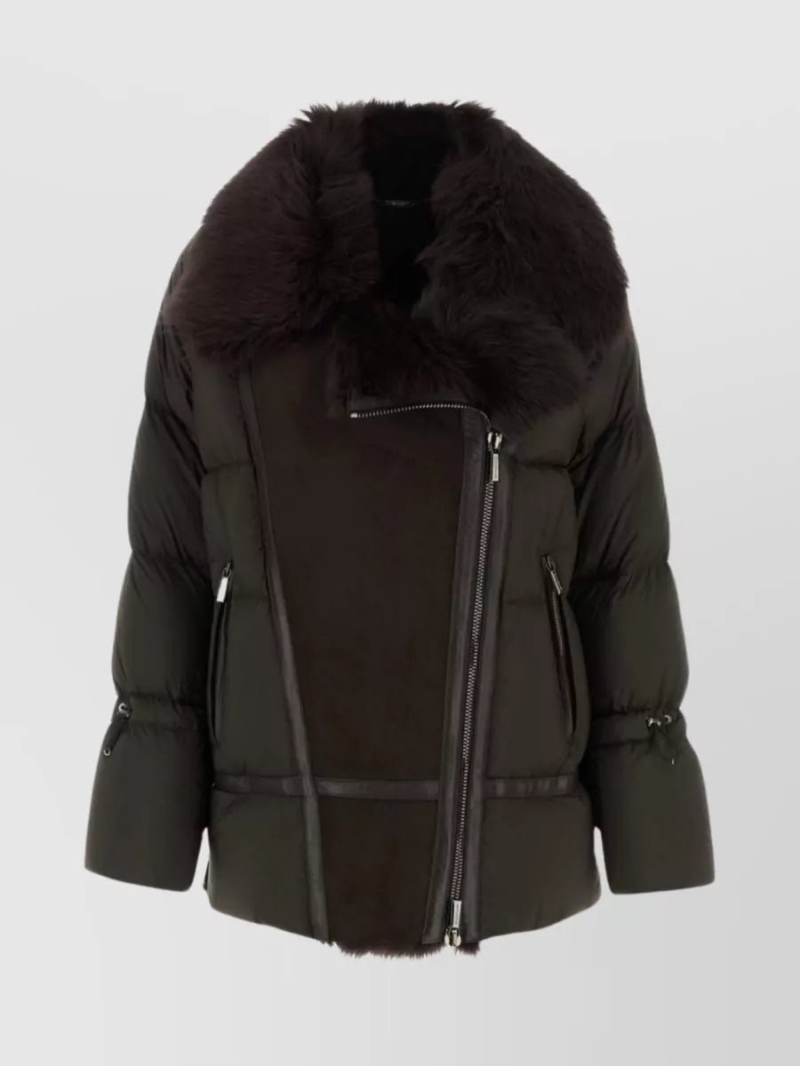 TOSCANA SHEARLING & GOOSE DOWN ITALIAN COAT - Jarbo