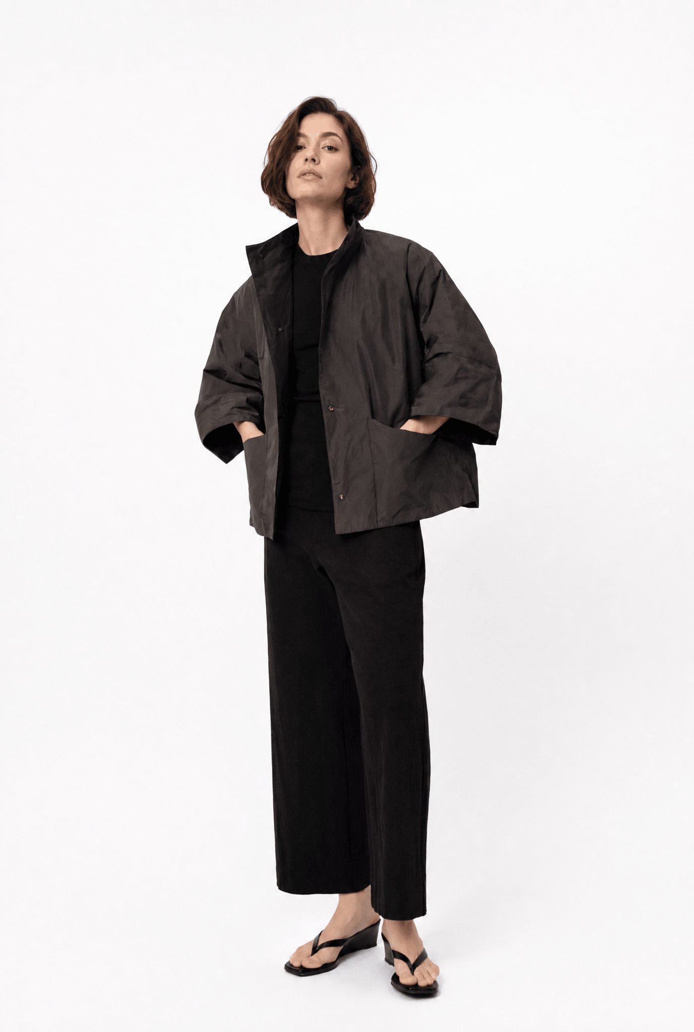 VALE JACKET IN REVERSIBLE TECHNO-SILK TAFFETA - Jarbo