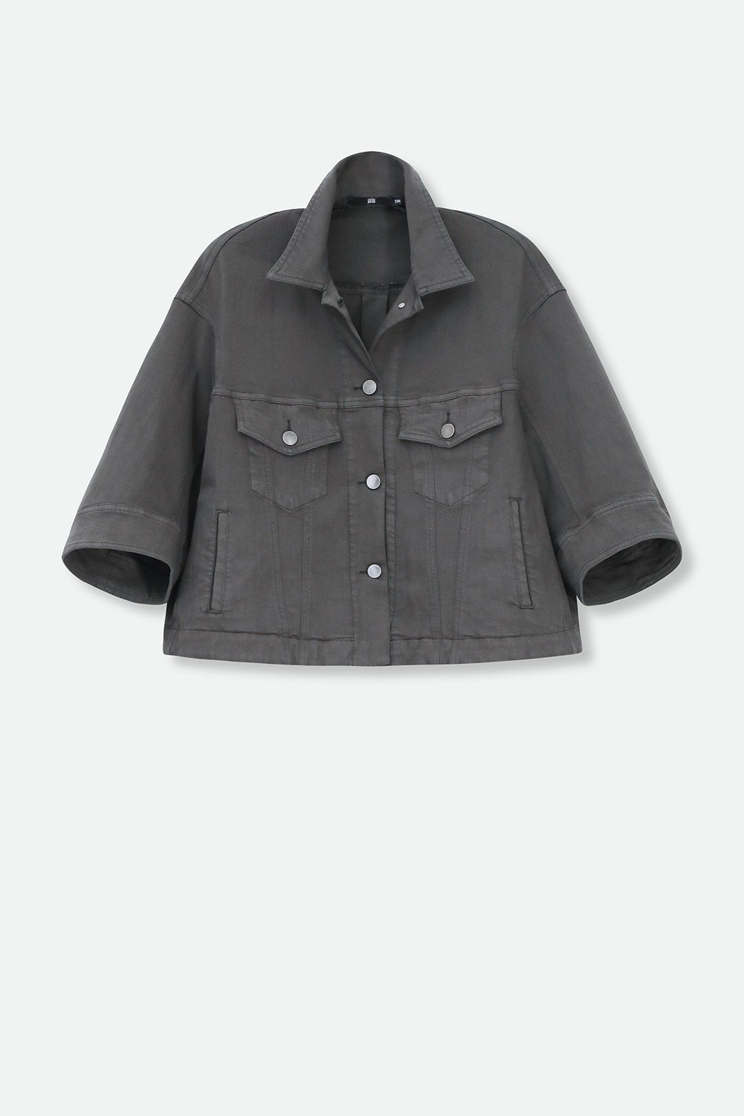 VENETO JACKET GARMENT-DYED ITALIAN STRETCH DENIM - Jarbo