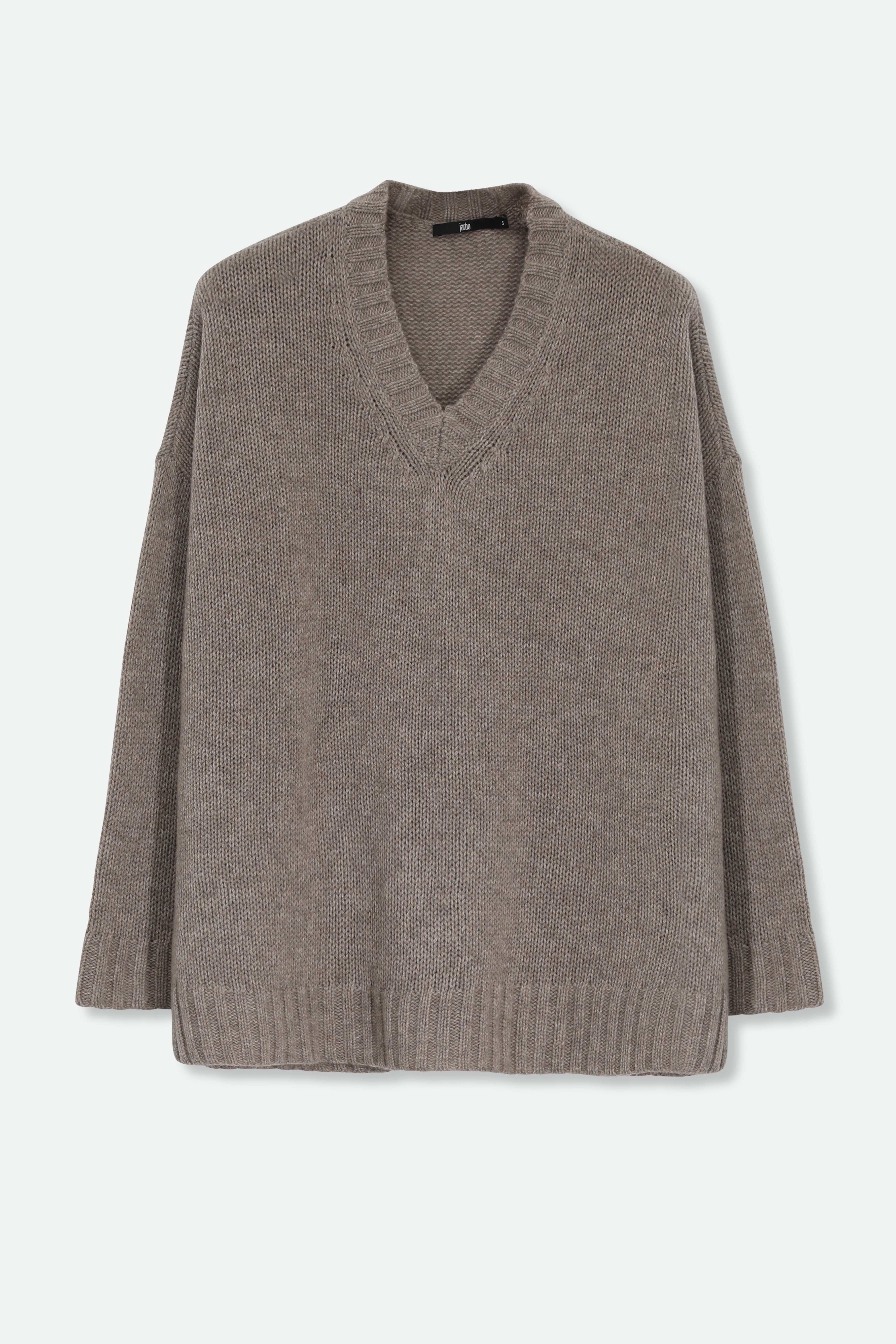 VIENNA V - NECK SWEATER IN CASHMERE BLEND - Jarbo