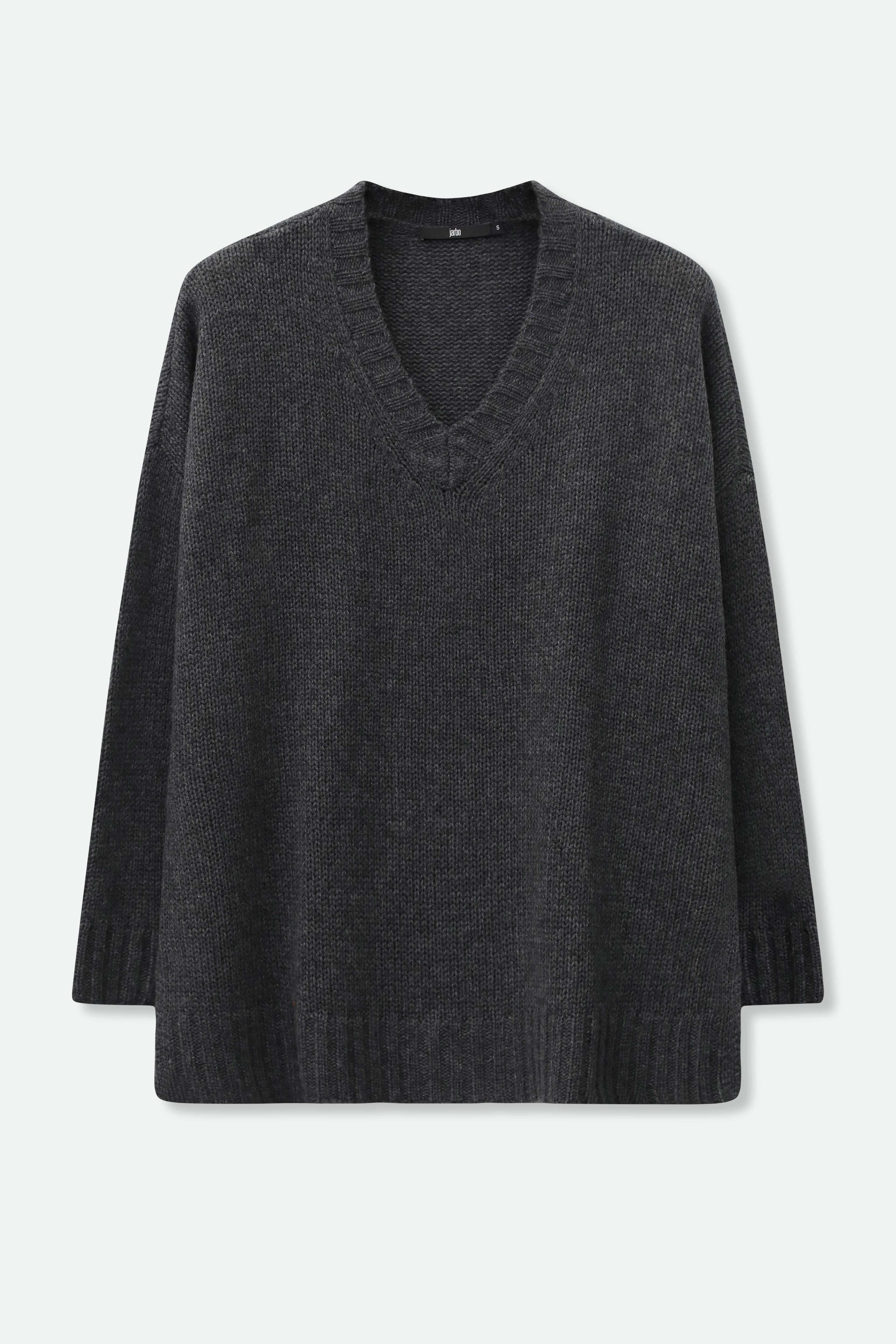 VIENNA V - NECK SWEATER IN CASHMERE BLEND - Jarbo