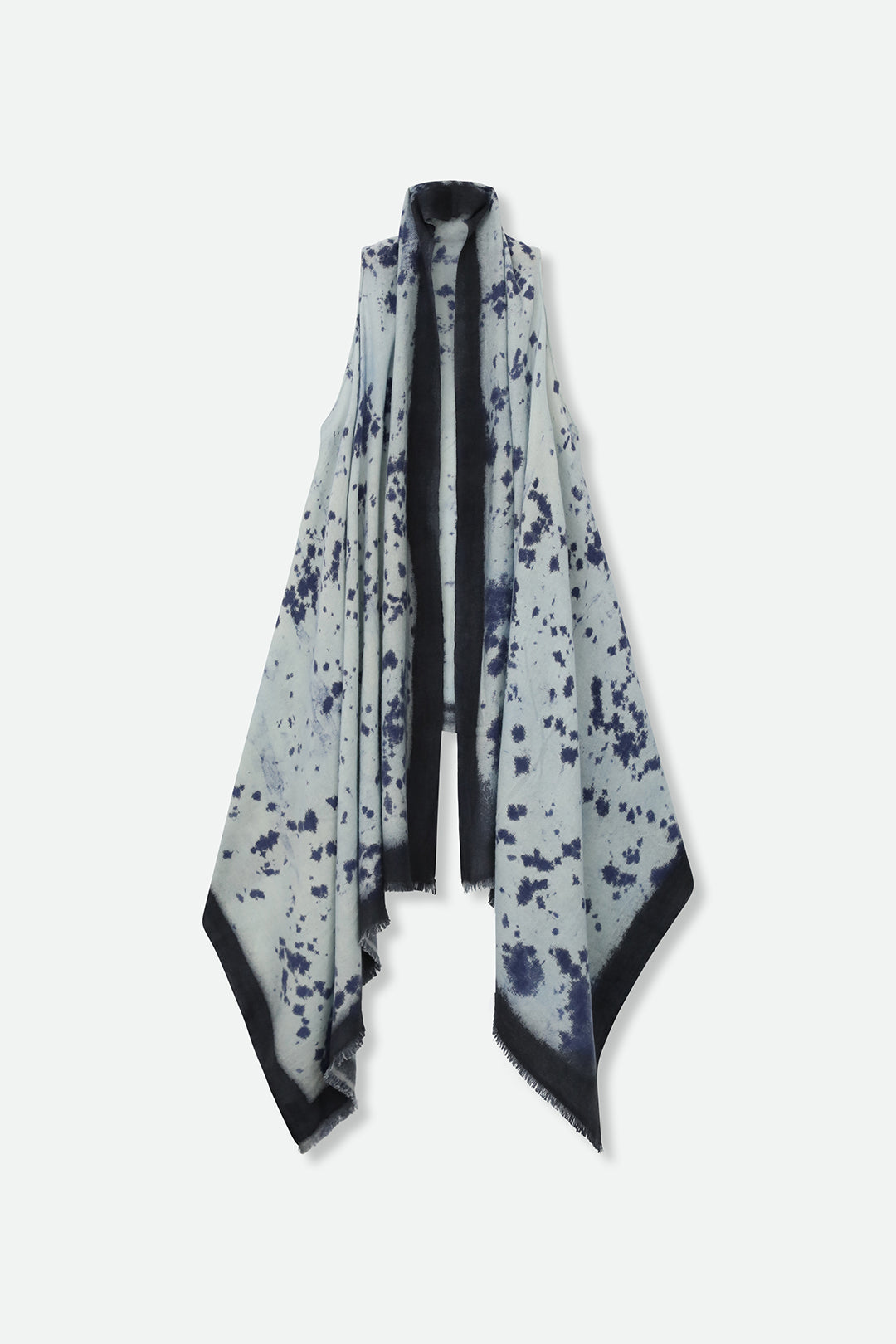 BREZZA CARDI IN BORDERED DENIM