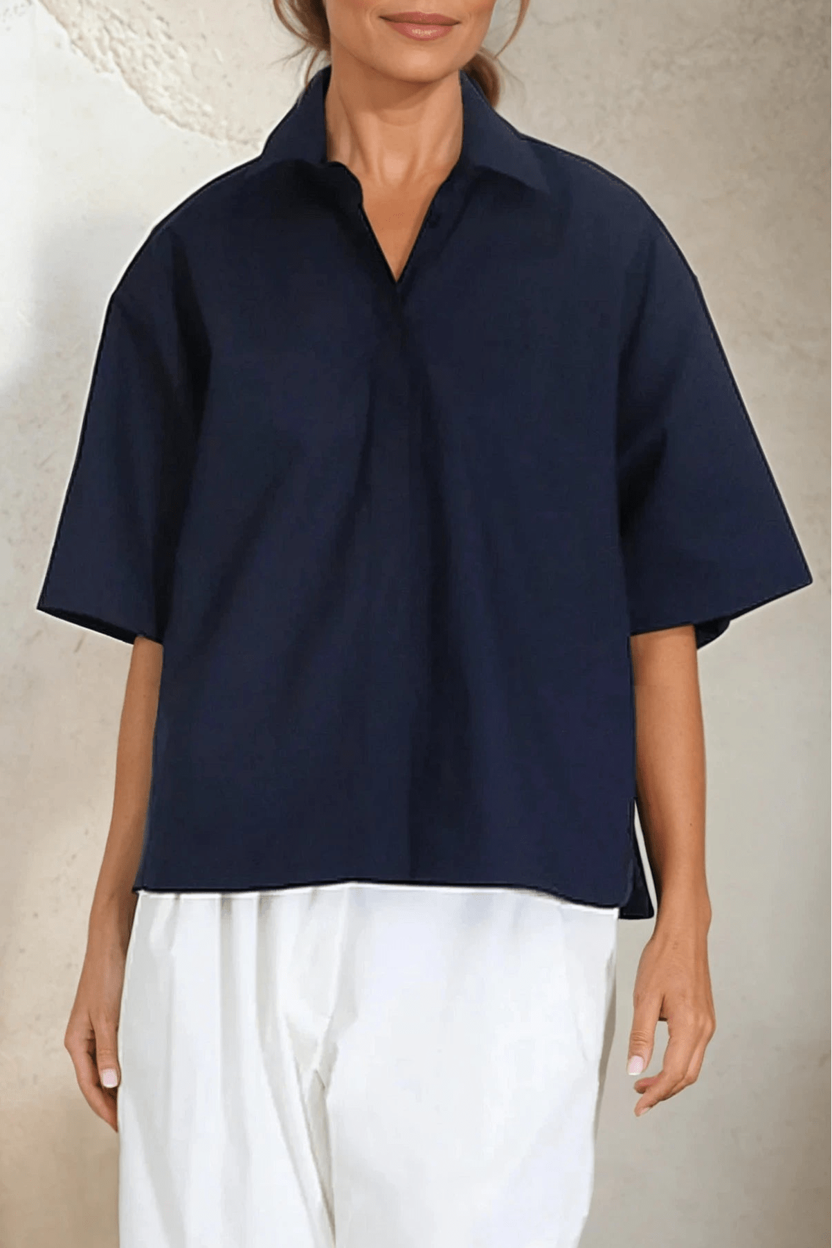 ZOEY CAMP SHIRT IN ITALIAN COTTON - Jarbo