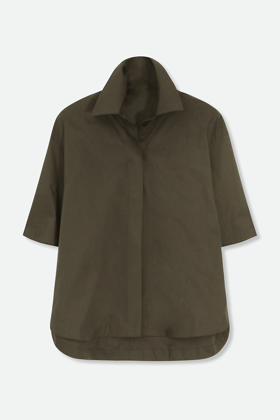 ZOEY CAMP SHIRT IN ITALIAN COTTON