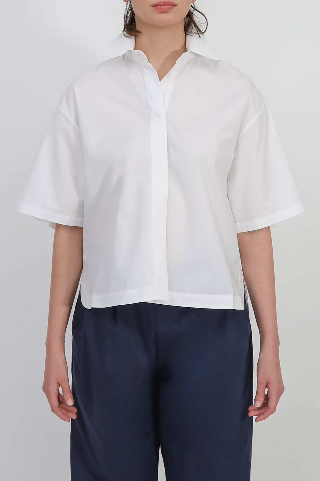 ZOEY CAMP SHIRT IN ITALIAN COTTON