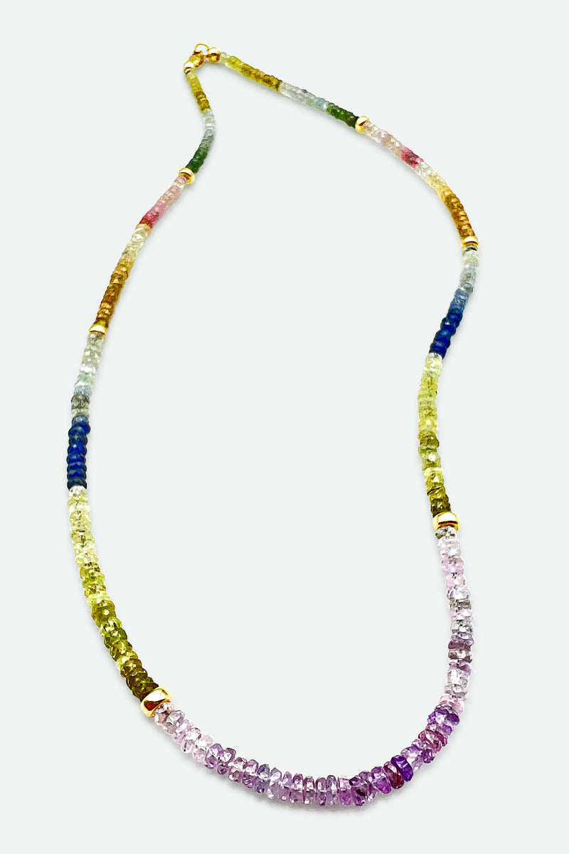 SAPPHIRE BEADED NECKLACE