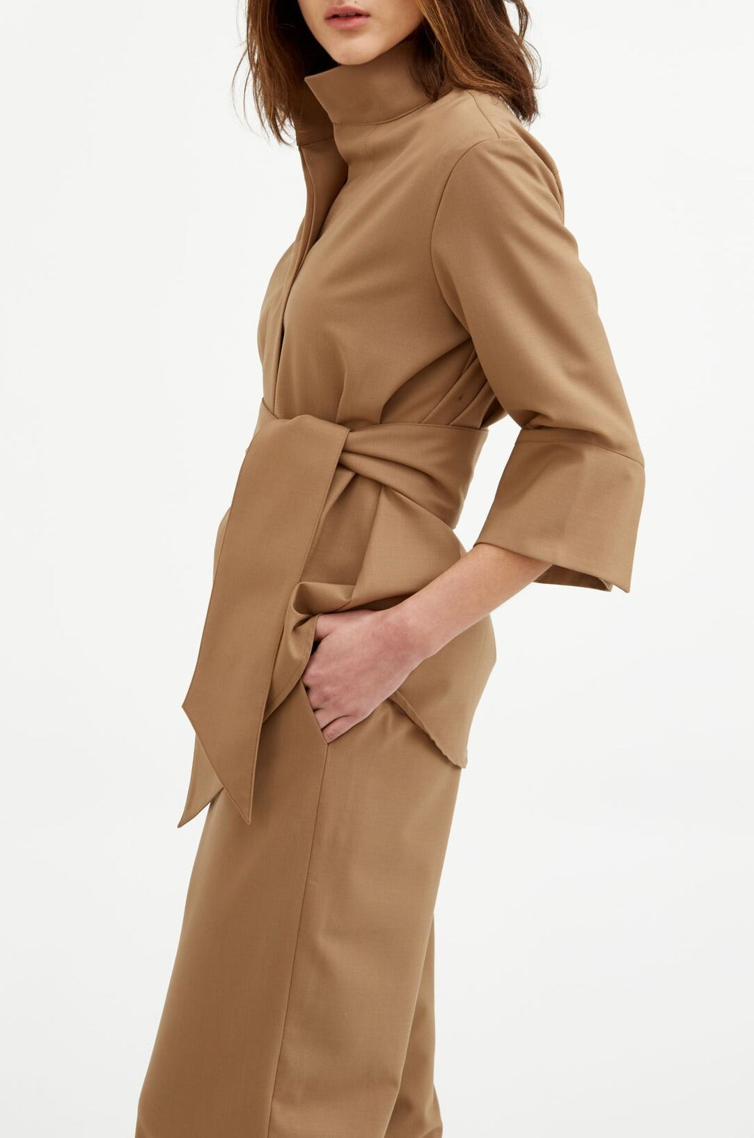 ARIA SHIRT IN ITALIAN FINE WOOL