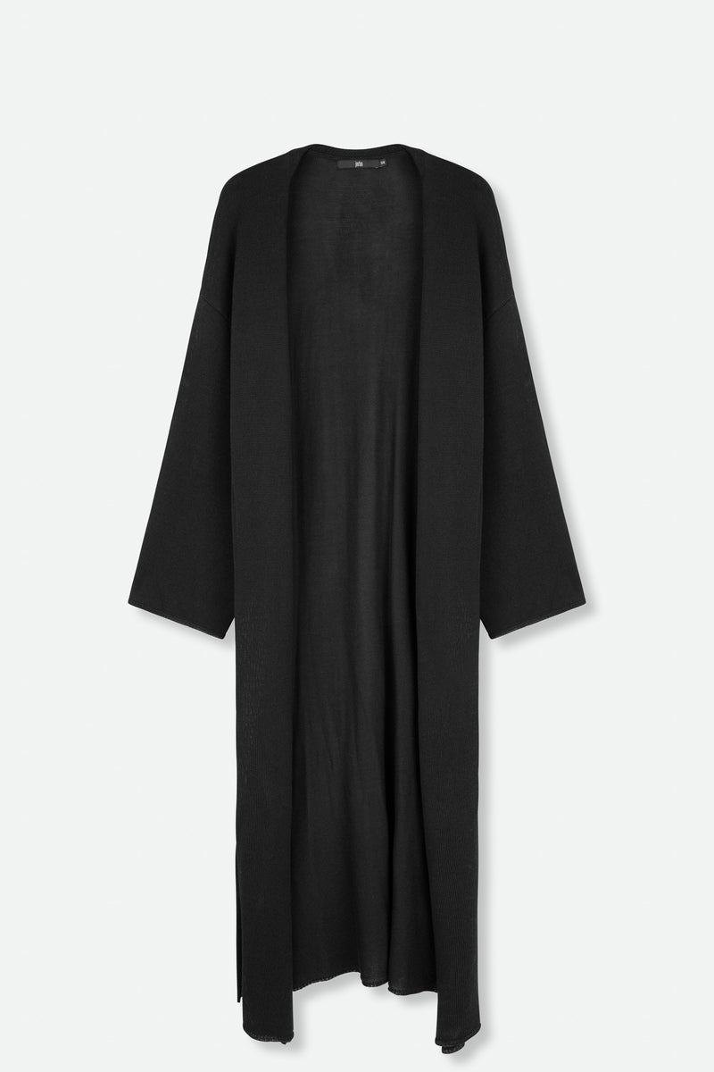 CYDNI LONG CARDIGAN IN HIGH TWIST COTTON