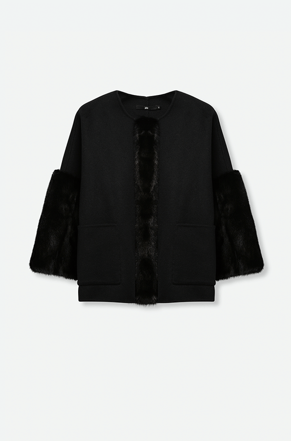 CERI CROPPED WOOL COAT Jarbo