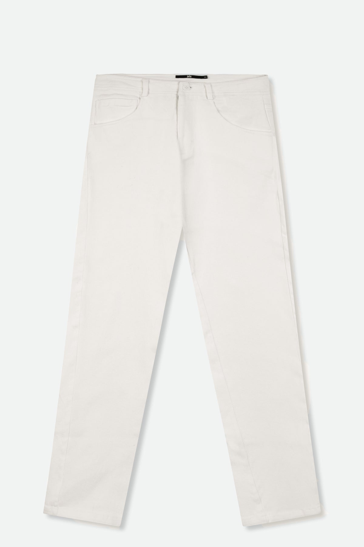 CROP-CUT BOYFRIEND-FIT FIVE POCKET PANT IN STRETCH TWILL DENIM IVORY
