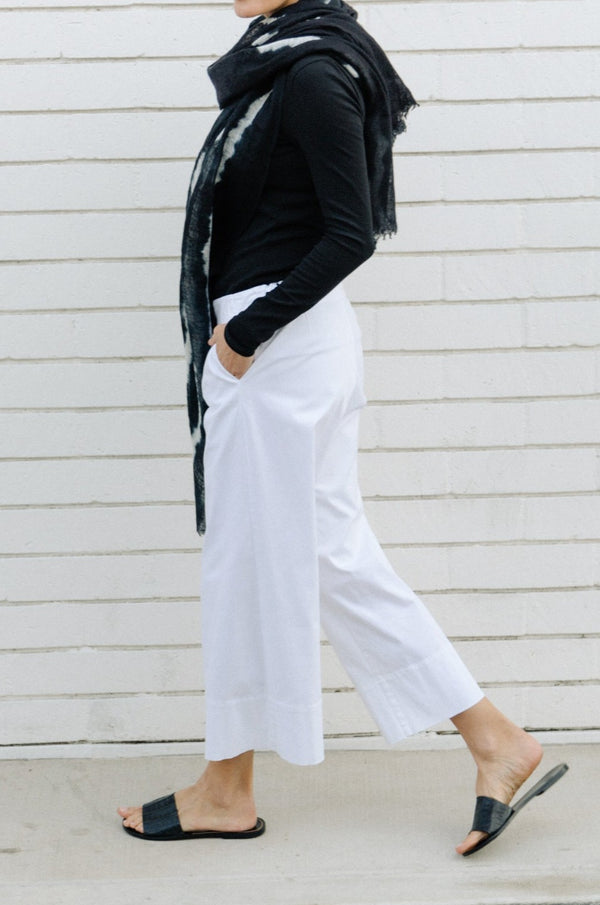 KATE PANT IN BRUSHED COTTON SATEEN
