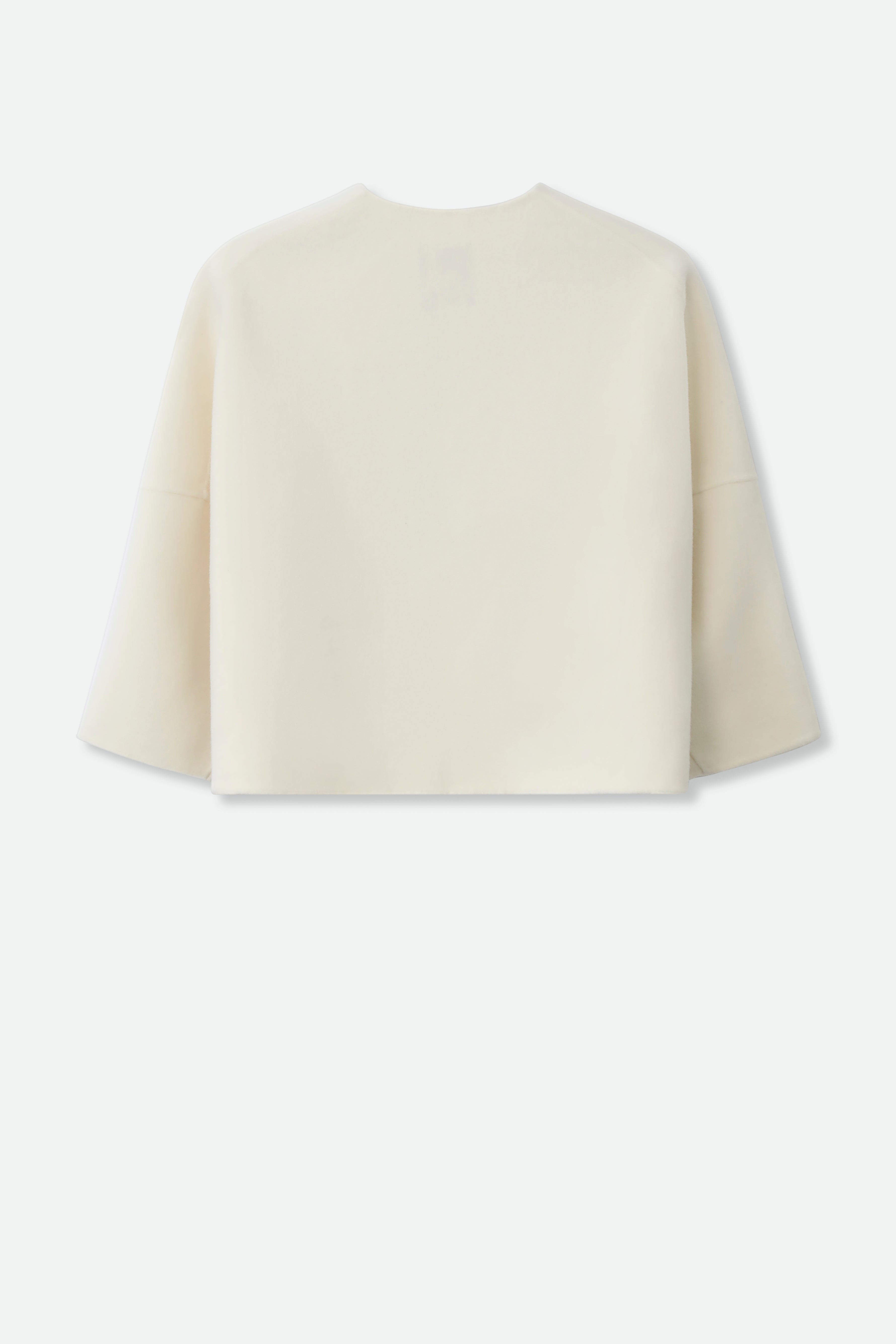 ADELAIDE SHORT SNAP JACKET IN DOUBLE-FACE CASHMERE WOOL - Jarbo