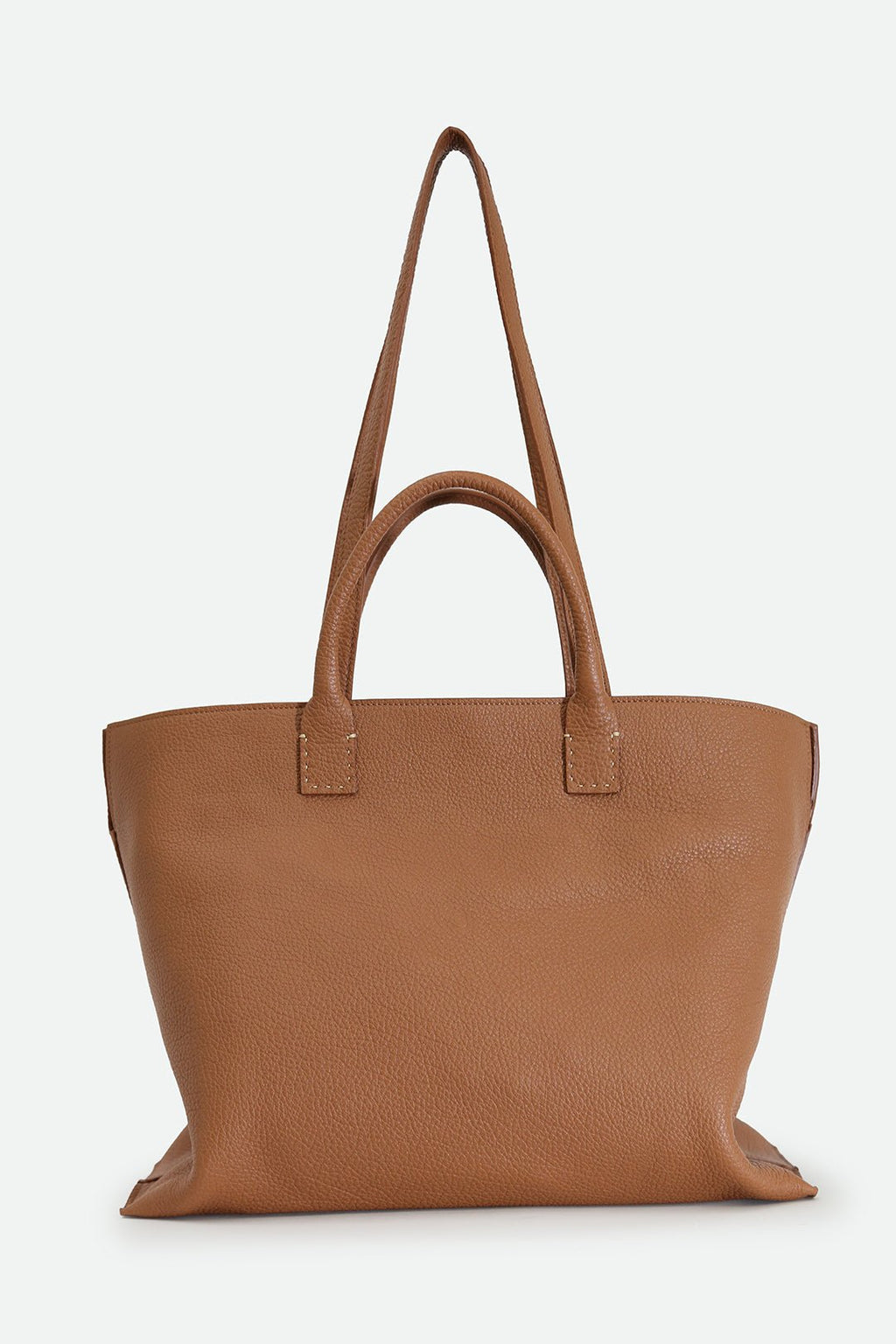 Bolzano Italian Leather Large Handbag Natural Cuoio display picture 1