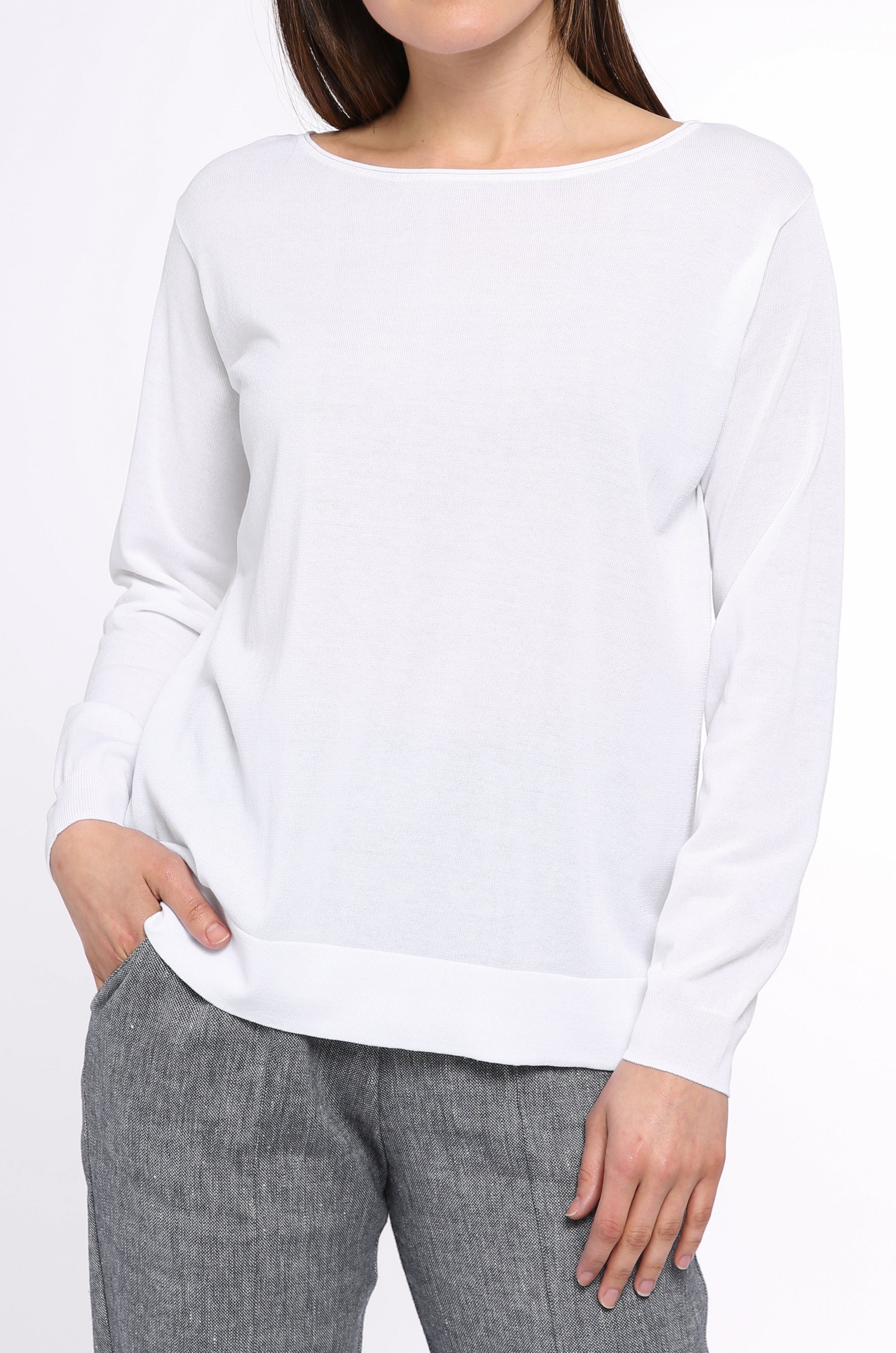 BOYFRIEND PULLOVER IN HIGH TWIST COTTON - Jarbo