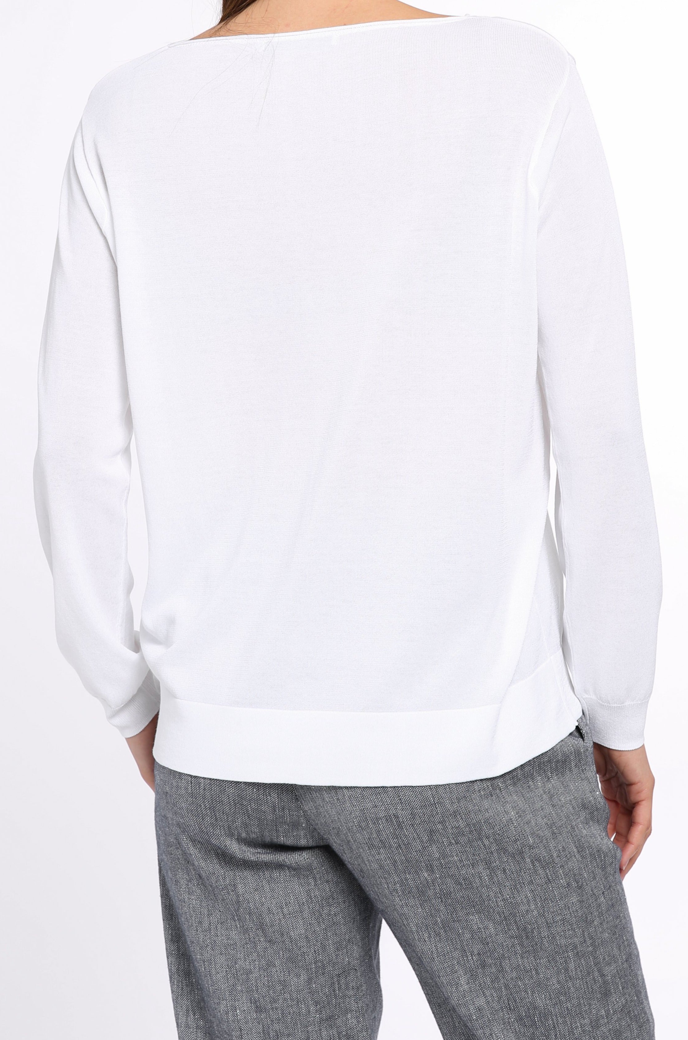 BOYFRIEND PULLOVER IN HIGH TWIST COTTON - Jarbo