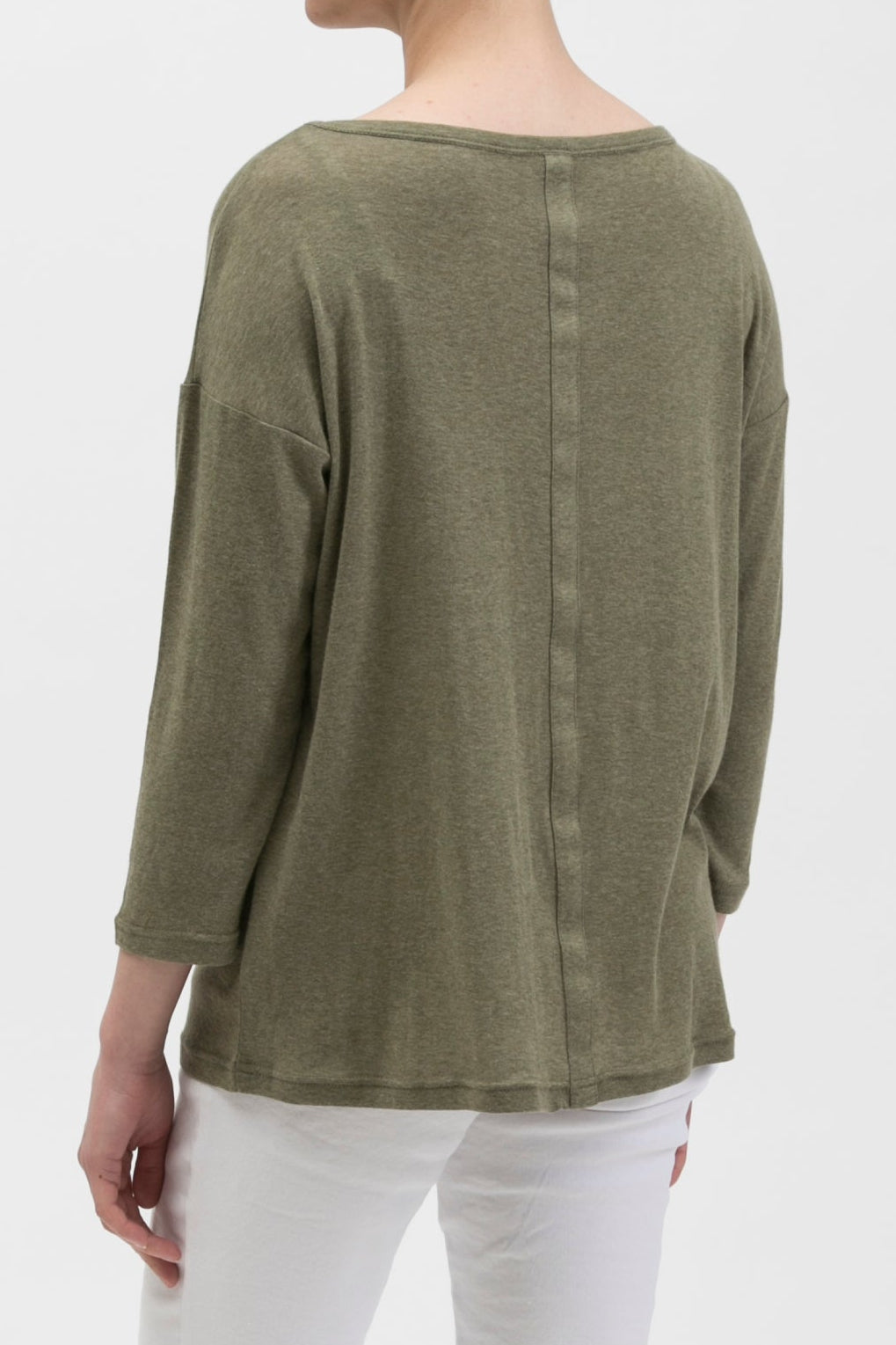 CAMPSHIRT WIDENECK TEE IN COTTON BLEND - Jarbo