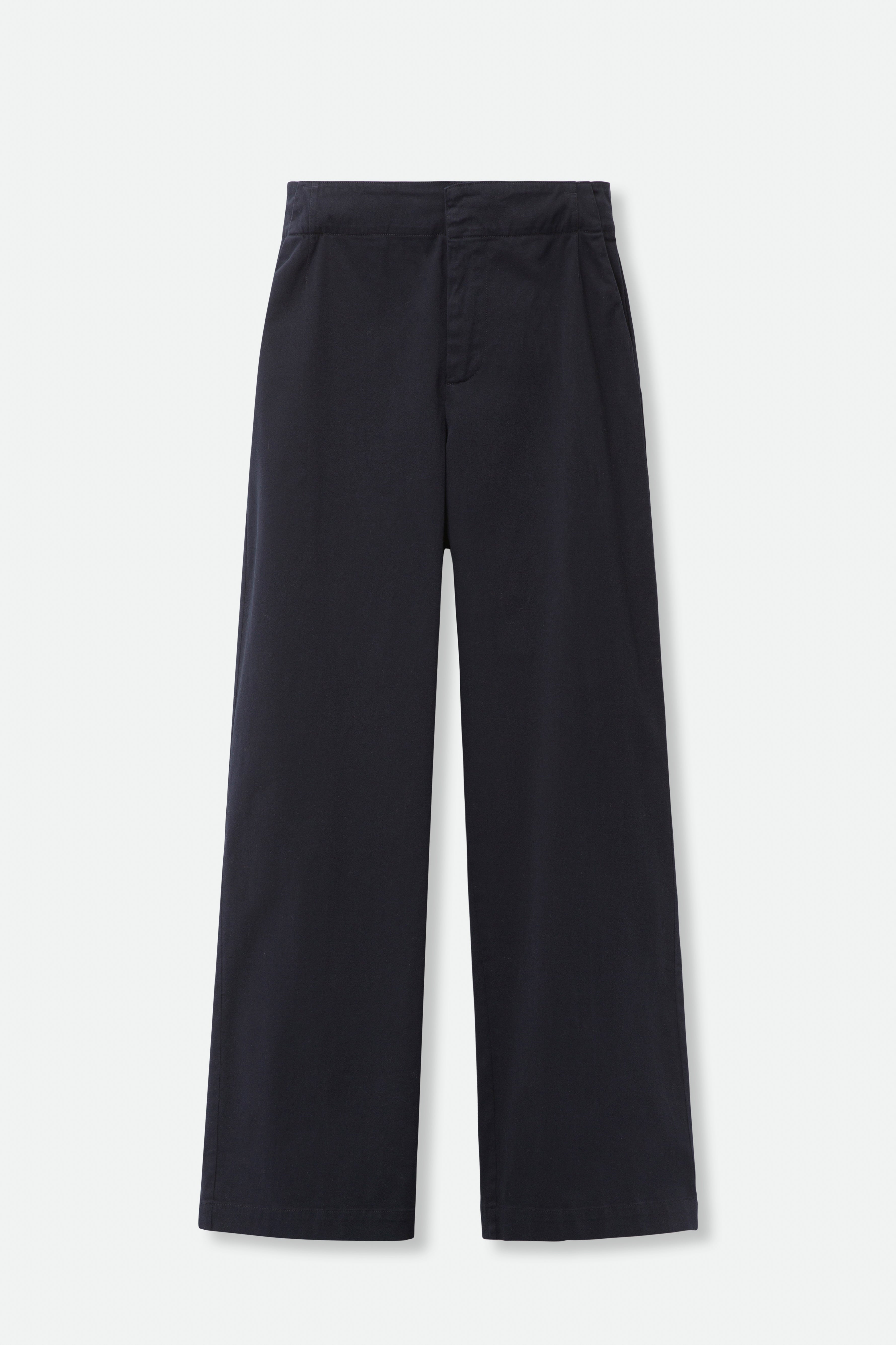 CARA PANT IN ITALIAN BRUSHED COTTON SATEEN - Jarbo