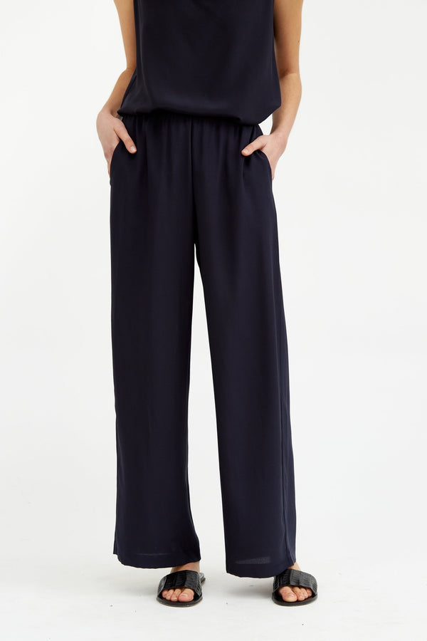 CHASE PANT IN SILK CREPE DE CHINE - Jarbo
