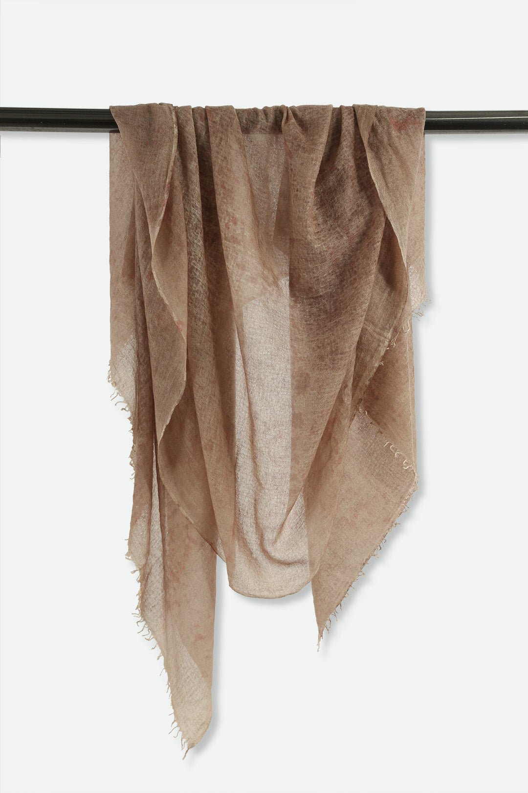 DESERT SAND SCARF IN HAND DYED CASHMERE - Jarbo