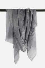 DUSTY FEATHERED SCARF IN HAND DYED CASHMERE - Jarbo