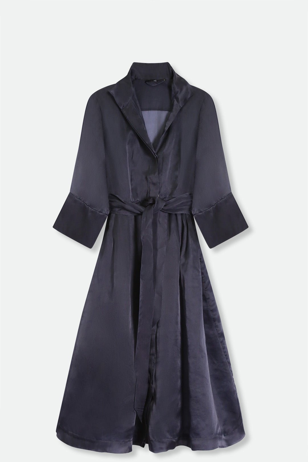 GABRIELLE DRESS IN SILK ORGANZA IN NAVY - Jarbo