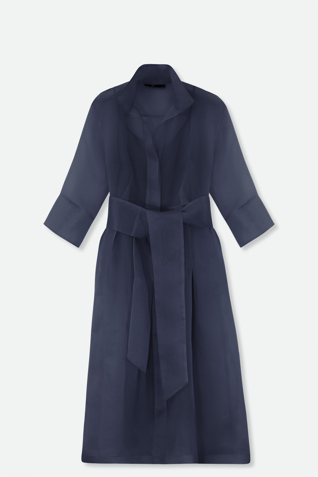 GABRIELLE DRESS IN SILK ORGANZA NAVY - PRE-ORDER AVAILABLE - Jarbo