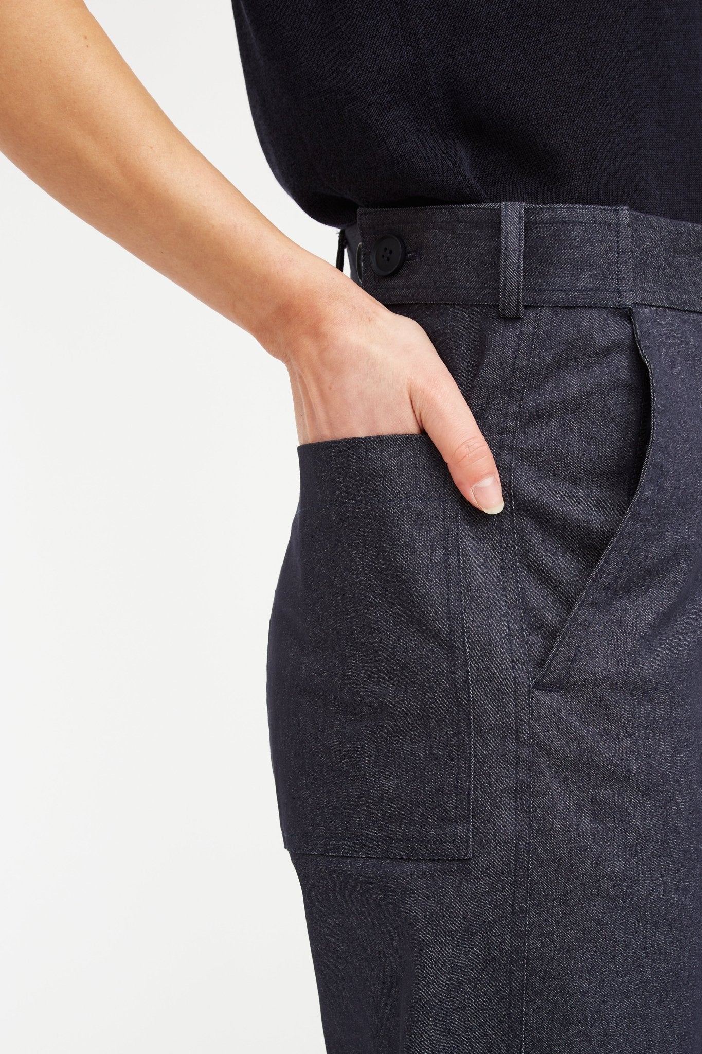 GEORGIA PANT IN TECHNICAL STRETCH COTTON - Jarbo
