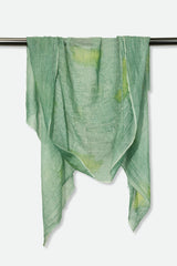 GREEN FIELD SCARF IN HAND DYED CASHMERE - Jarbo