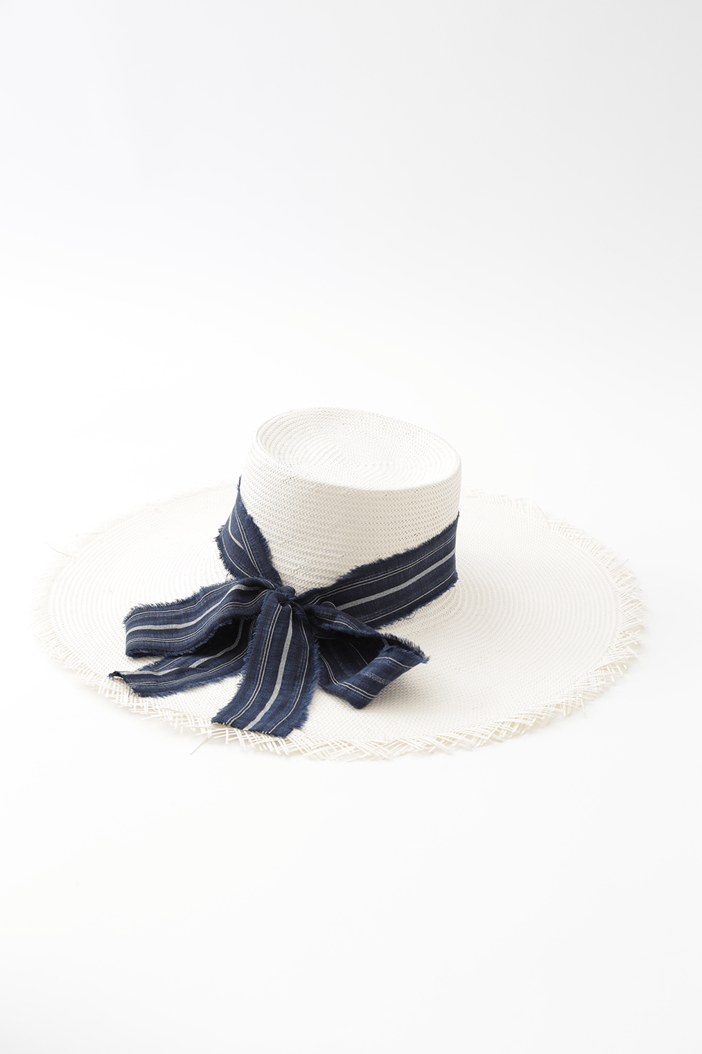 IVORY FLOPPY HAT IN STRAW - Jarbo