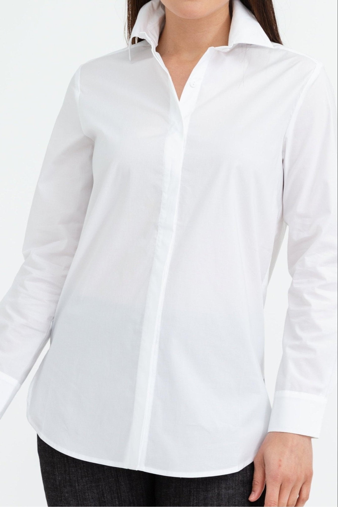 JAMES SHIRT IN STRETCH COTTON POPLIN - Jarbo