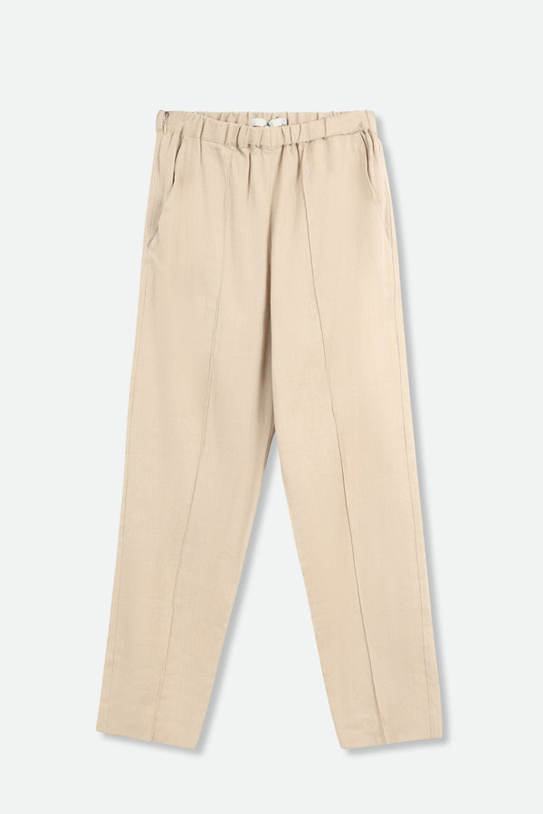 JANICE PANT IN LINEN-COTTON STRETCH - Jarbo