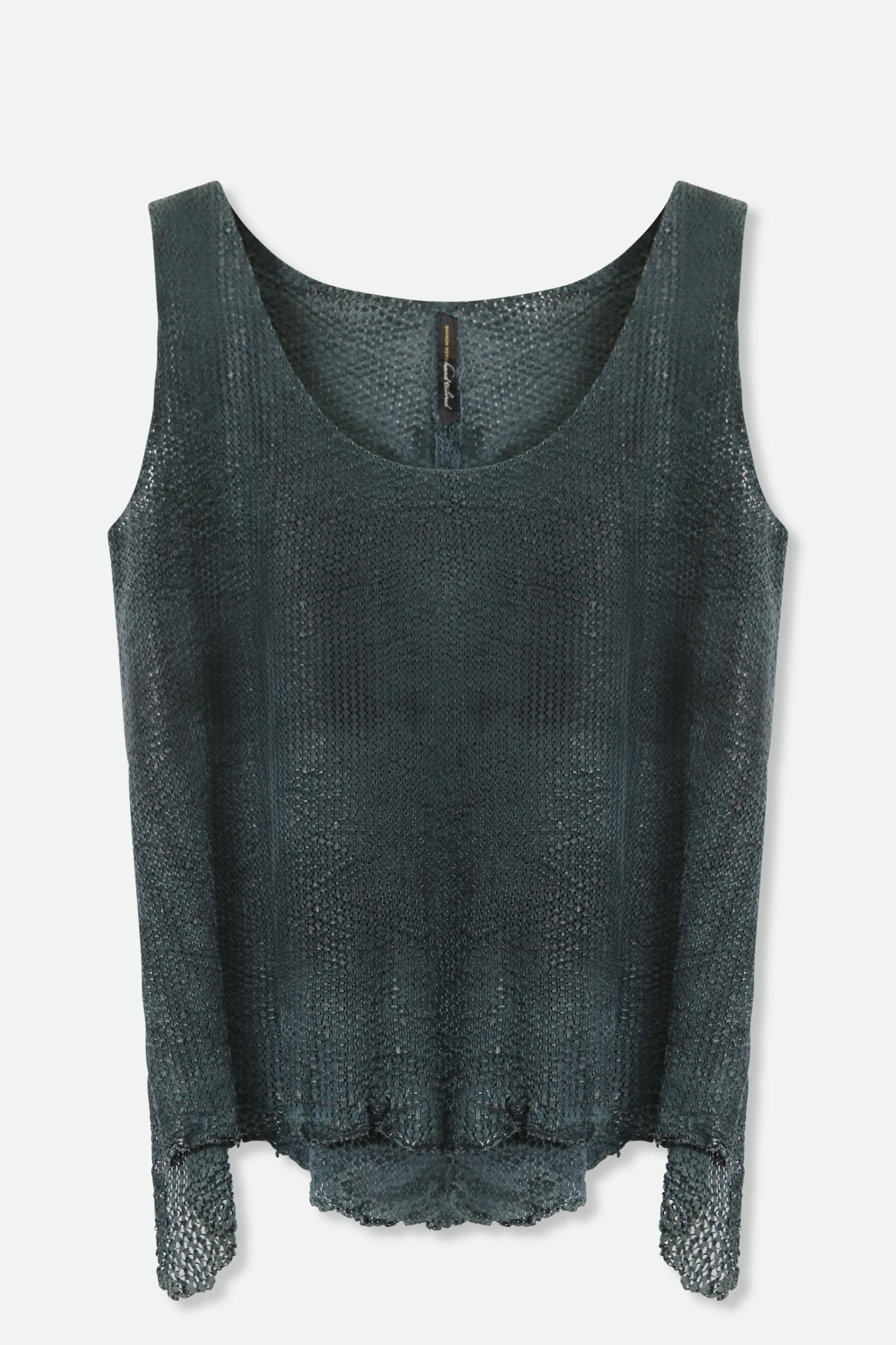 KYA PERFORATED LEATHER TANK TOP - Jarbo