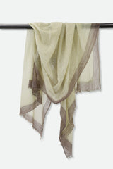 LEMON SOUFFLE SCARF IN HAND DYED CASHMERE - Jarbo