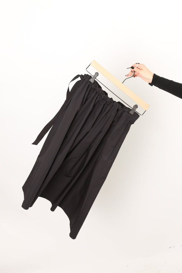 PLEATED SKIRT WITH ADJUSTABLE DRAWSTRING
