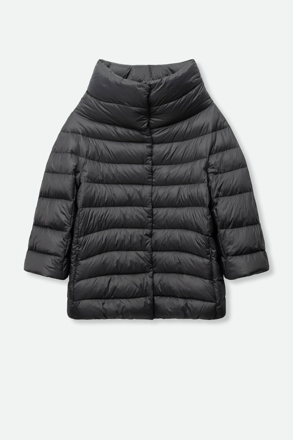 Funnel neck best sale down coat