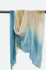 MYKONOS DEGREDE SCARF IN HAND DYED CASHMERE - Jarbo