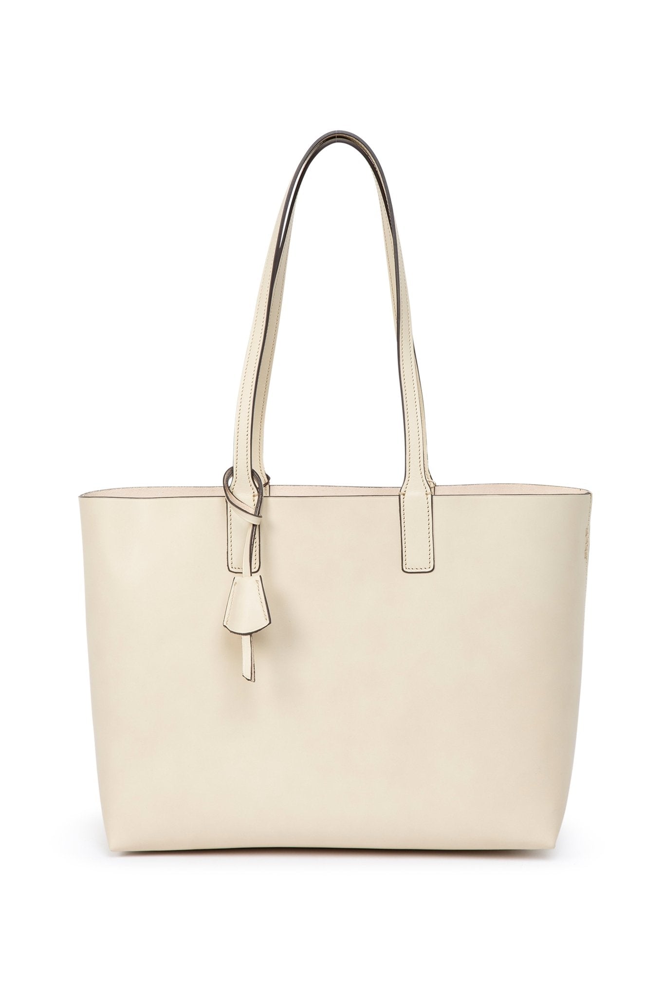 OSSO TOTE IN OFF-WHITE LEATHER - Jarbo