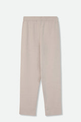 PAIGE PANT IN DOUBLE KNIT HEATHERED PIMA COTTON IN CHAMPAGNE QUARTZ - Jarbo