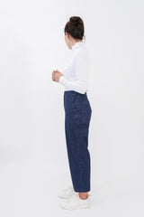 Paloma Denim Trouser in Organic Italian Cotton Stretch - Jarbo