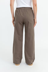 PARA WIDE LEG PANT IN SOFT GARMENT DYED COTTON - Jarbo